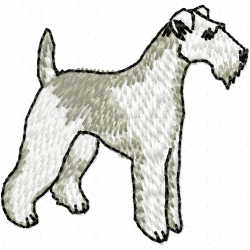 Dogs Embroidery Design 4